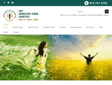 Tablet Screenshot of mymercuryfreedentist.com